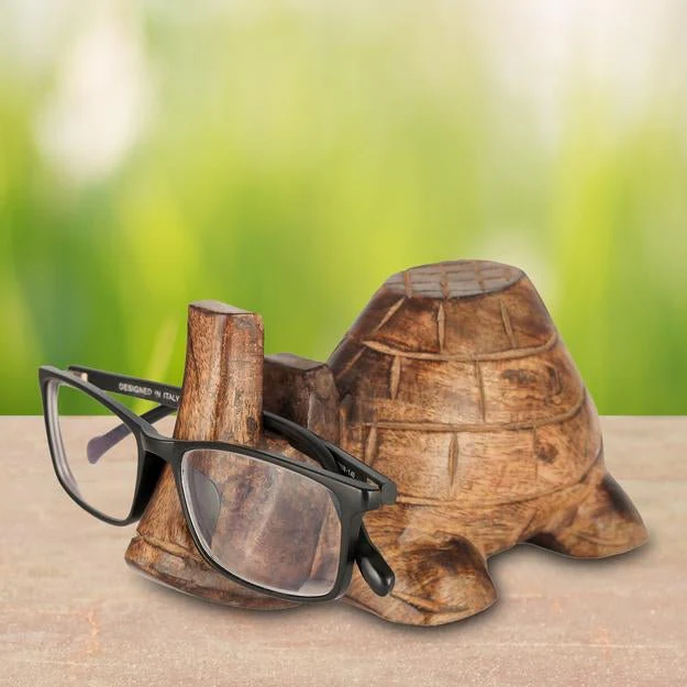 Turtle Lovers Wooden Spectacle Holder | Table Organizer Stand - Image 6