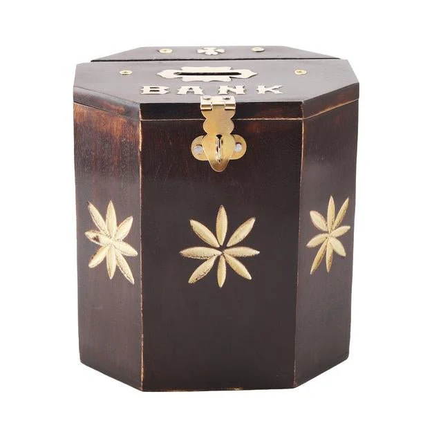 Handmade Wooden Piggy Bank for Kids and Adults - Image 5