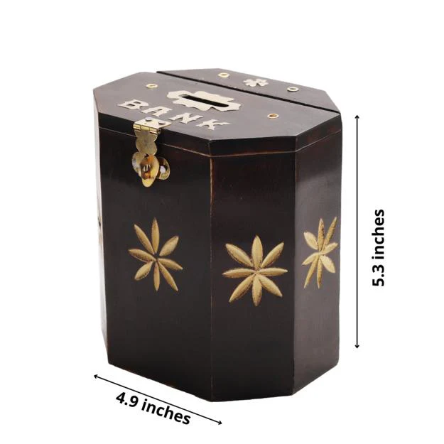 Handmade Wooden Piggy Bank for Kids and Adults - Image 7