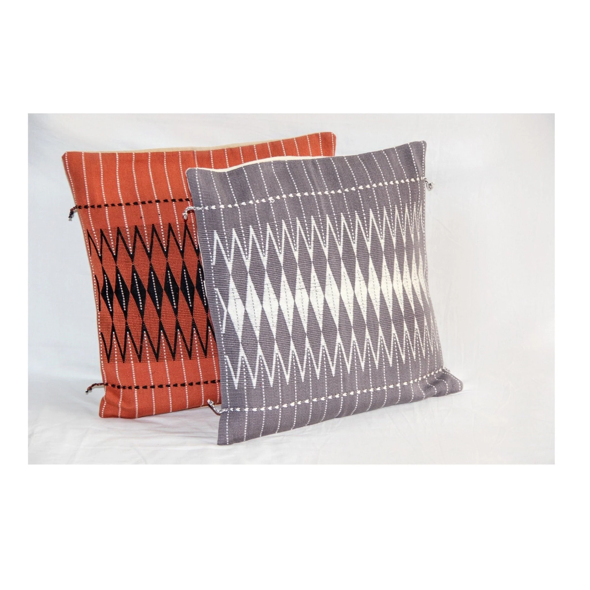 Handwoven Dzukou Cotton Cushion Cover - Image 4