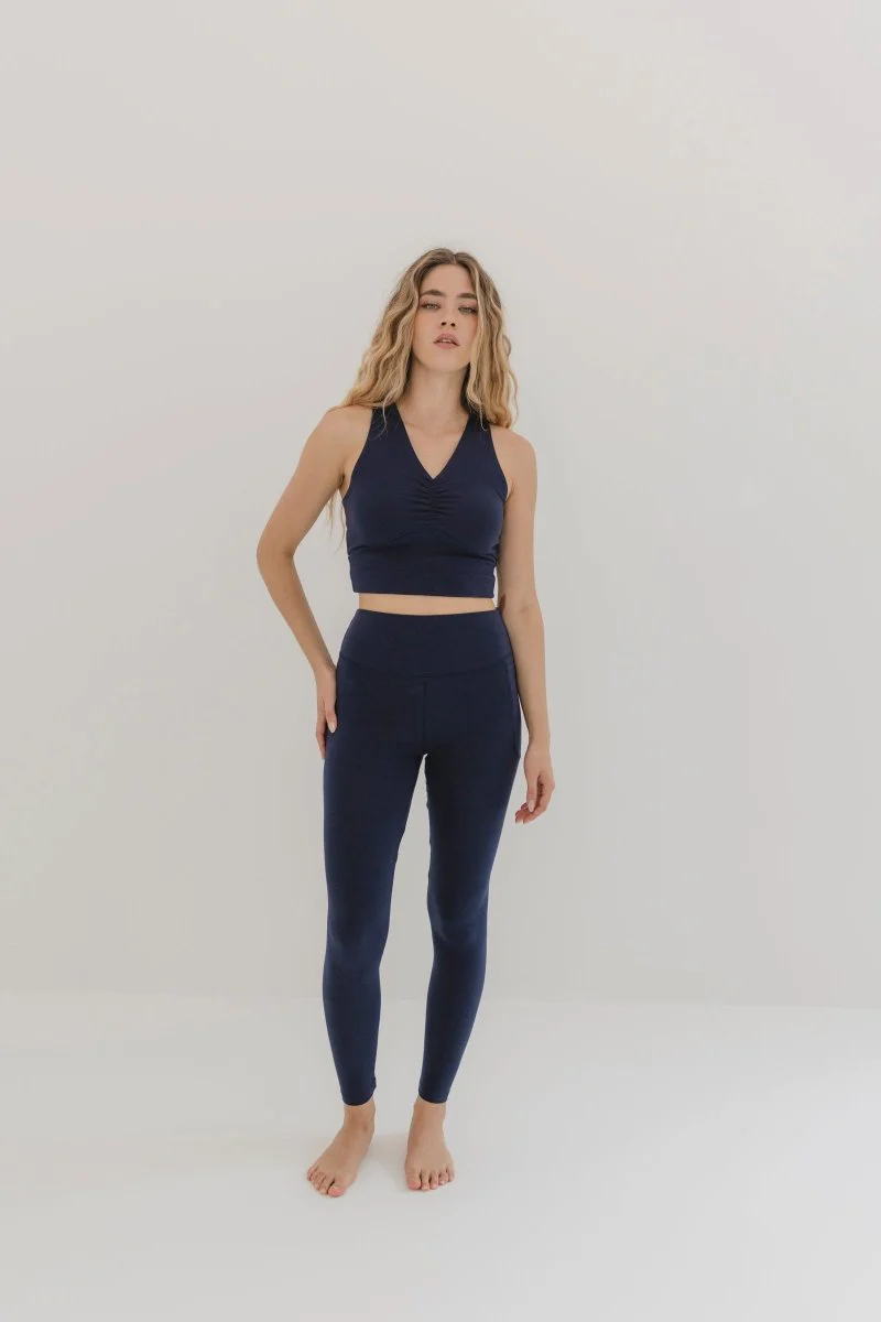 Hannah Yoga Co-ord Set in Black – Natural Fabric Activewear