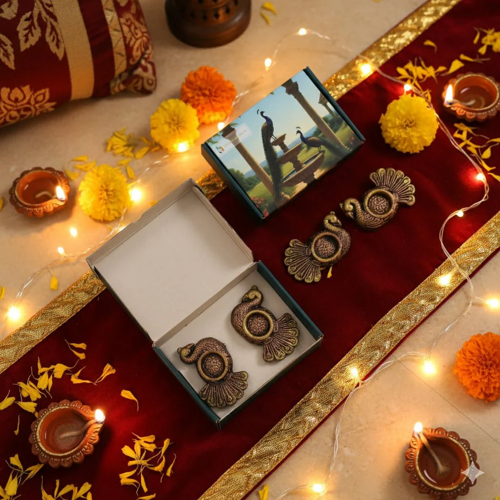 Hans T-Light Diya Set – Traditional Decorative Set - Image 6
