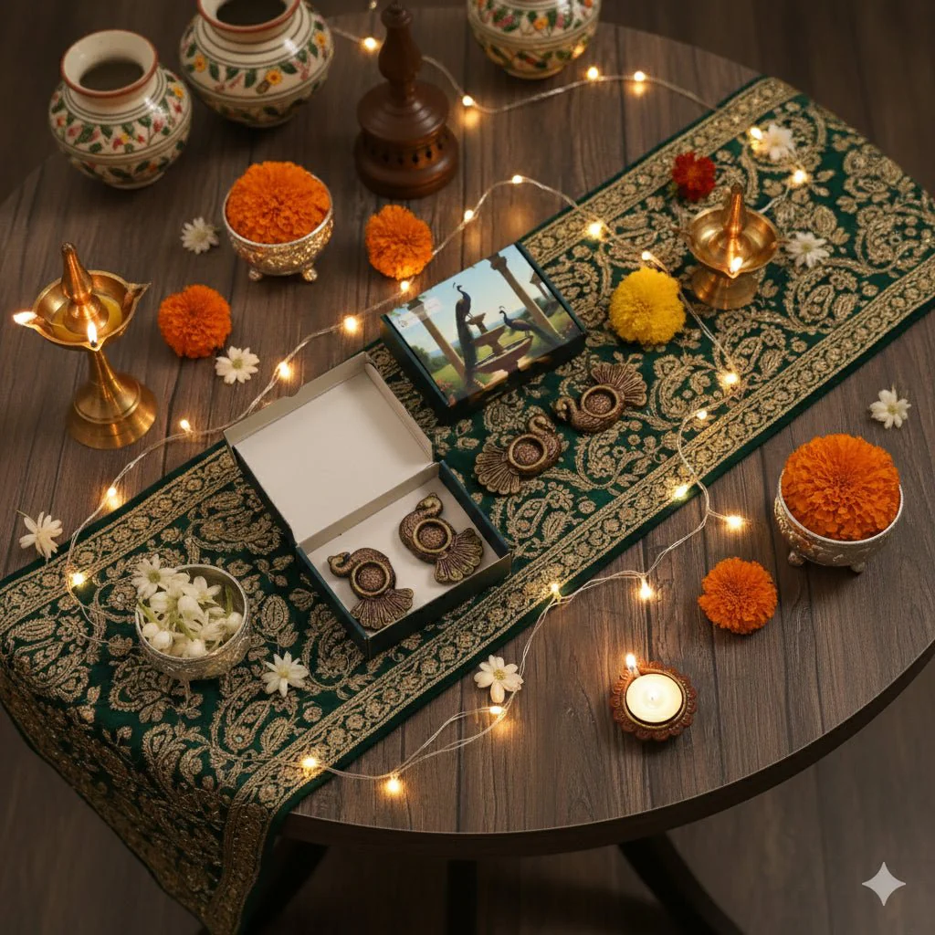 Hans T-Light Diya Set – Traditional Decorative Set - Image 7