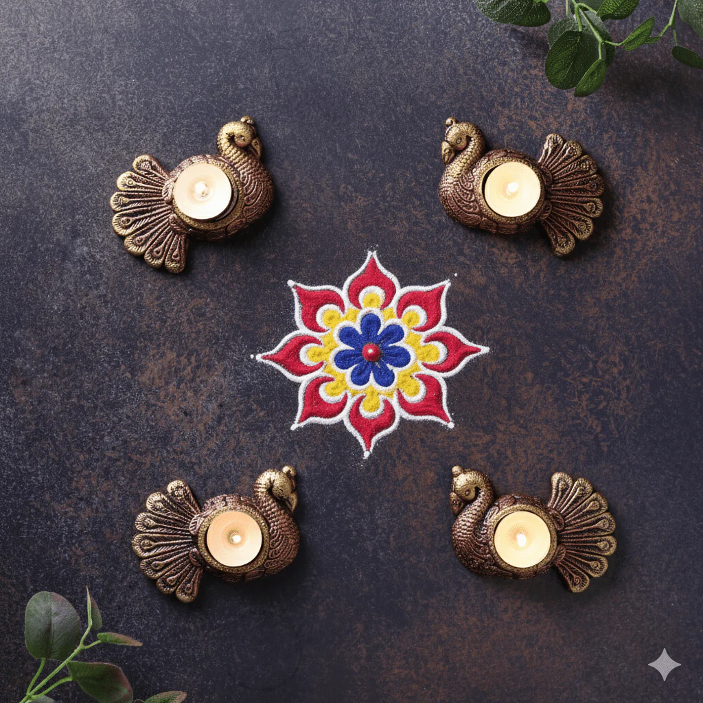 Hans T-Light Diya Set – Traditional Decorative Set - Image 8