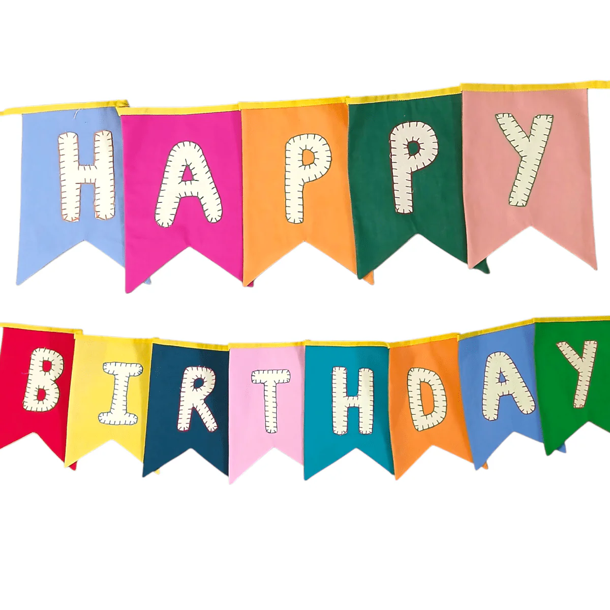 Happy Birthday Swallowtail Flag Bunting - Image 3