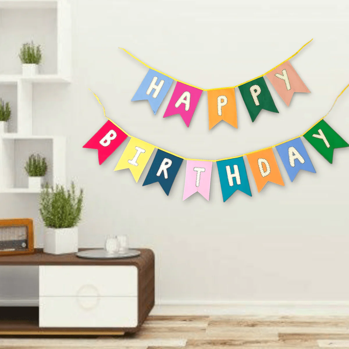 Happy Birthday Swallowtail Flag Bunting - Image 5