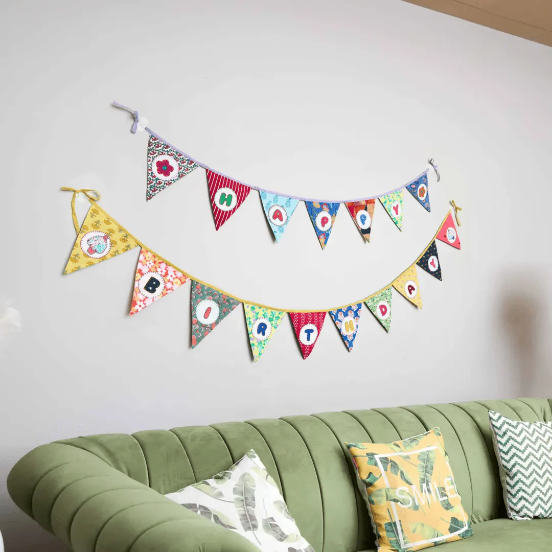 Happy Birthday Triangle Flag Bunting/Banner - Image 2