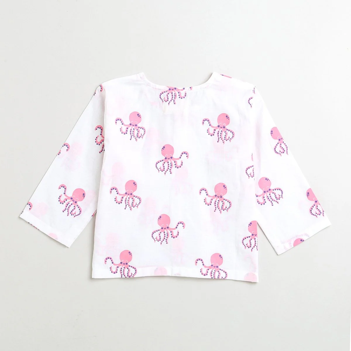 Hearty Octopus- Unisex Infant Cottom Nightwear - Image 4