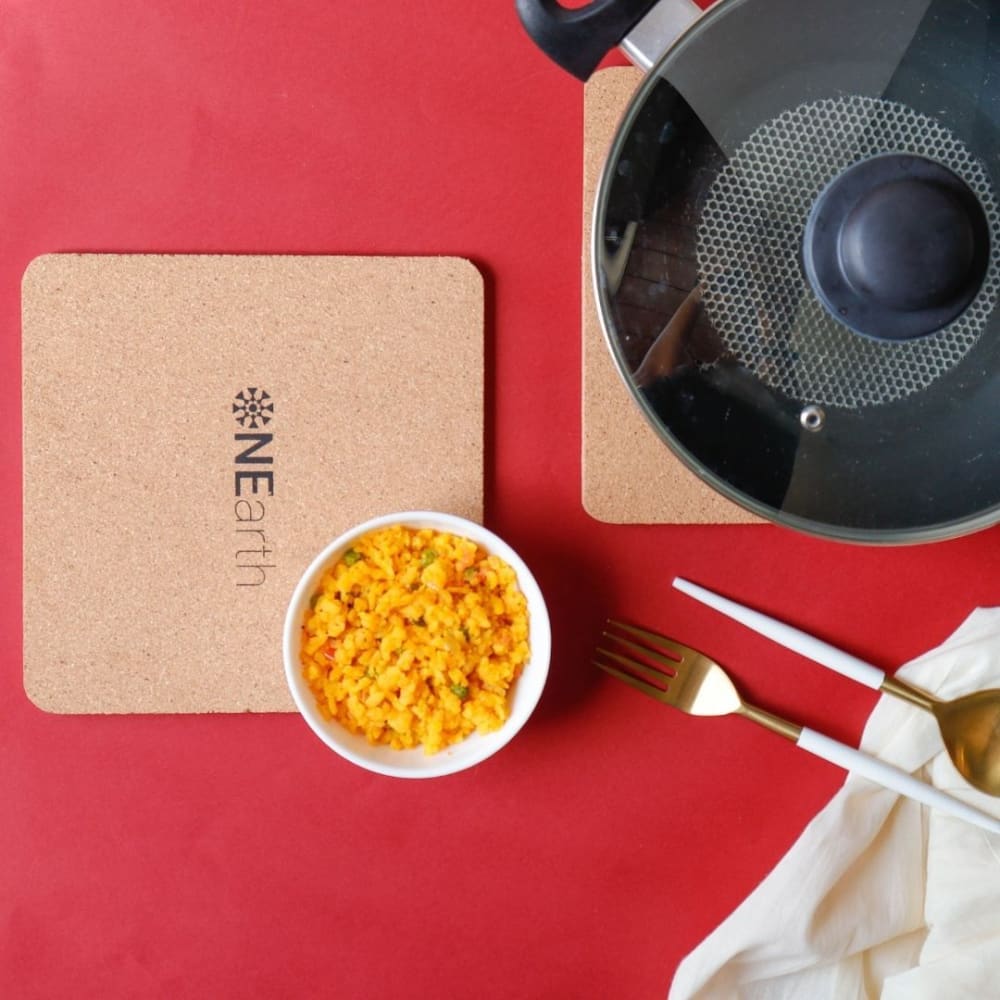 Heat Resistant Cork Trivets - Image 2