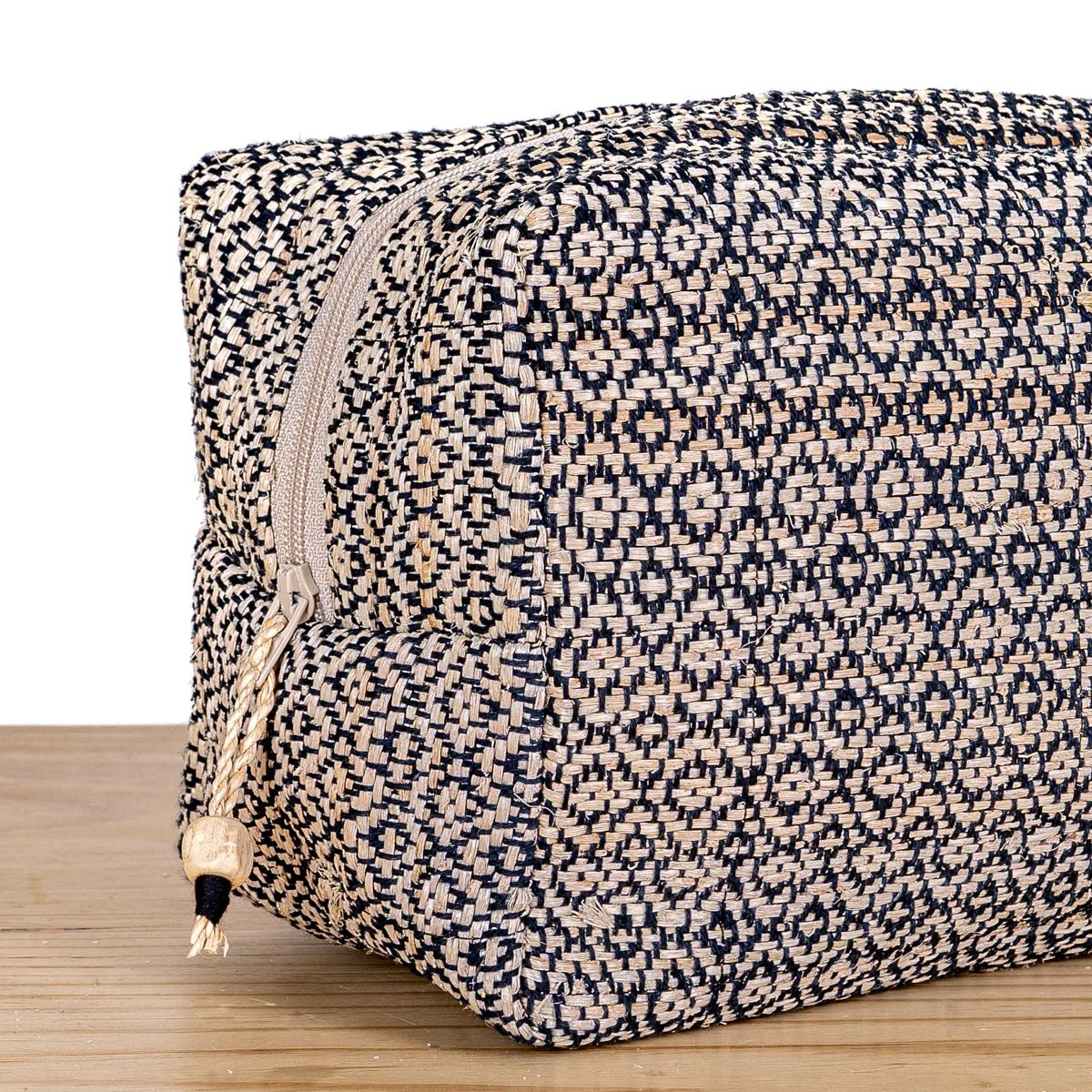 Heera Hand-Woven Wide Printed Pouch | Artisan Travel & Utility Pouch - Image 5