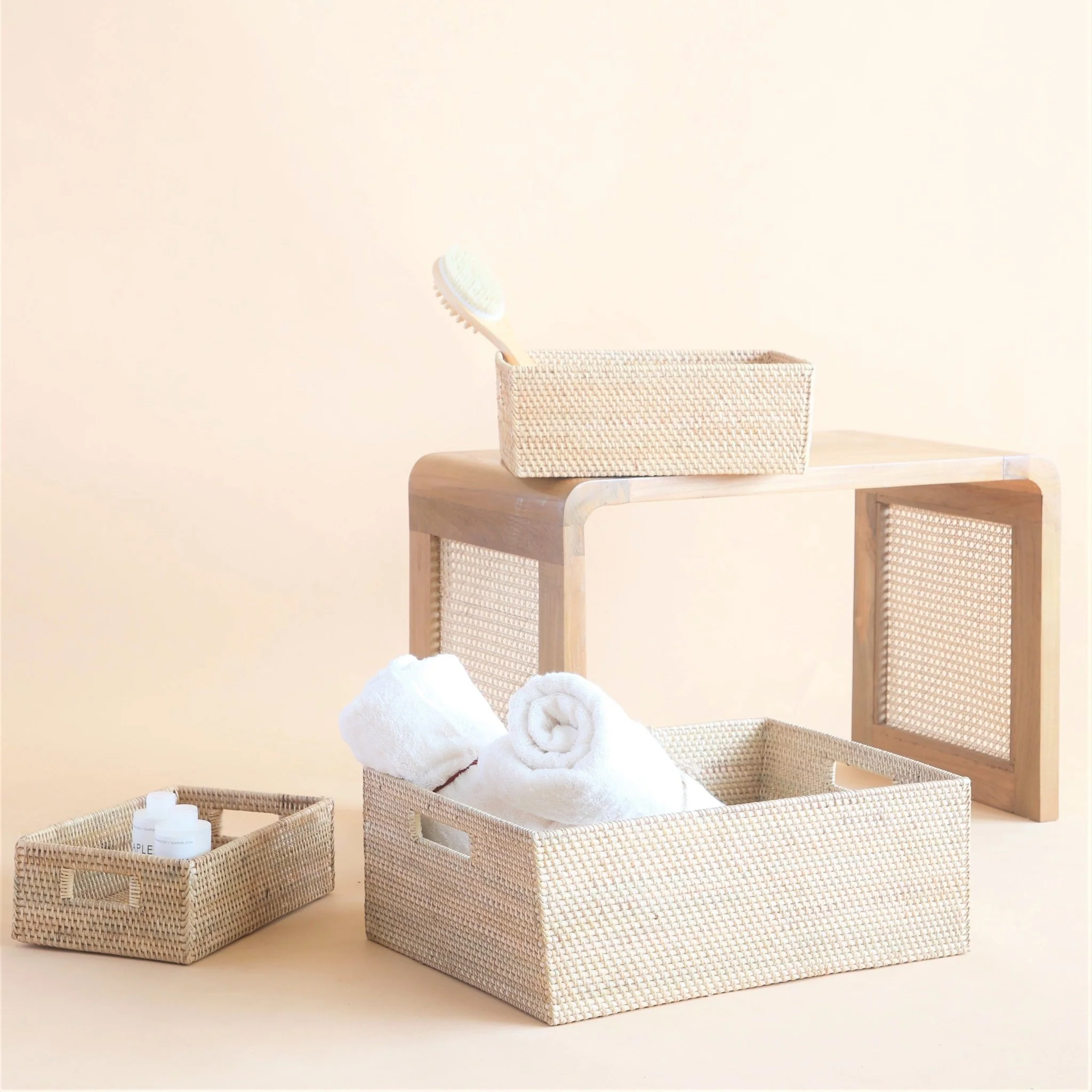 Rattan Helsinki Basket – Handmade Woven Storage Basket - Image 2