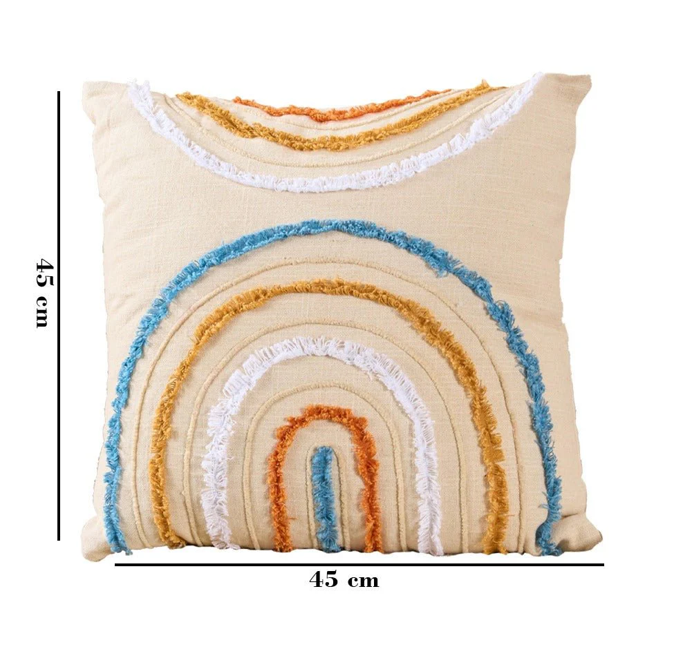 Hemisphere Modern Decor Cushion | Contemporary Accent Cushion - Image 2