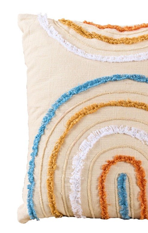 Hemisphere Modern Decor Cushion | Contemporary Accent Cushion - Image 4