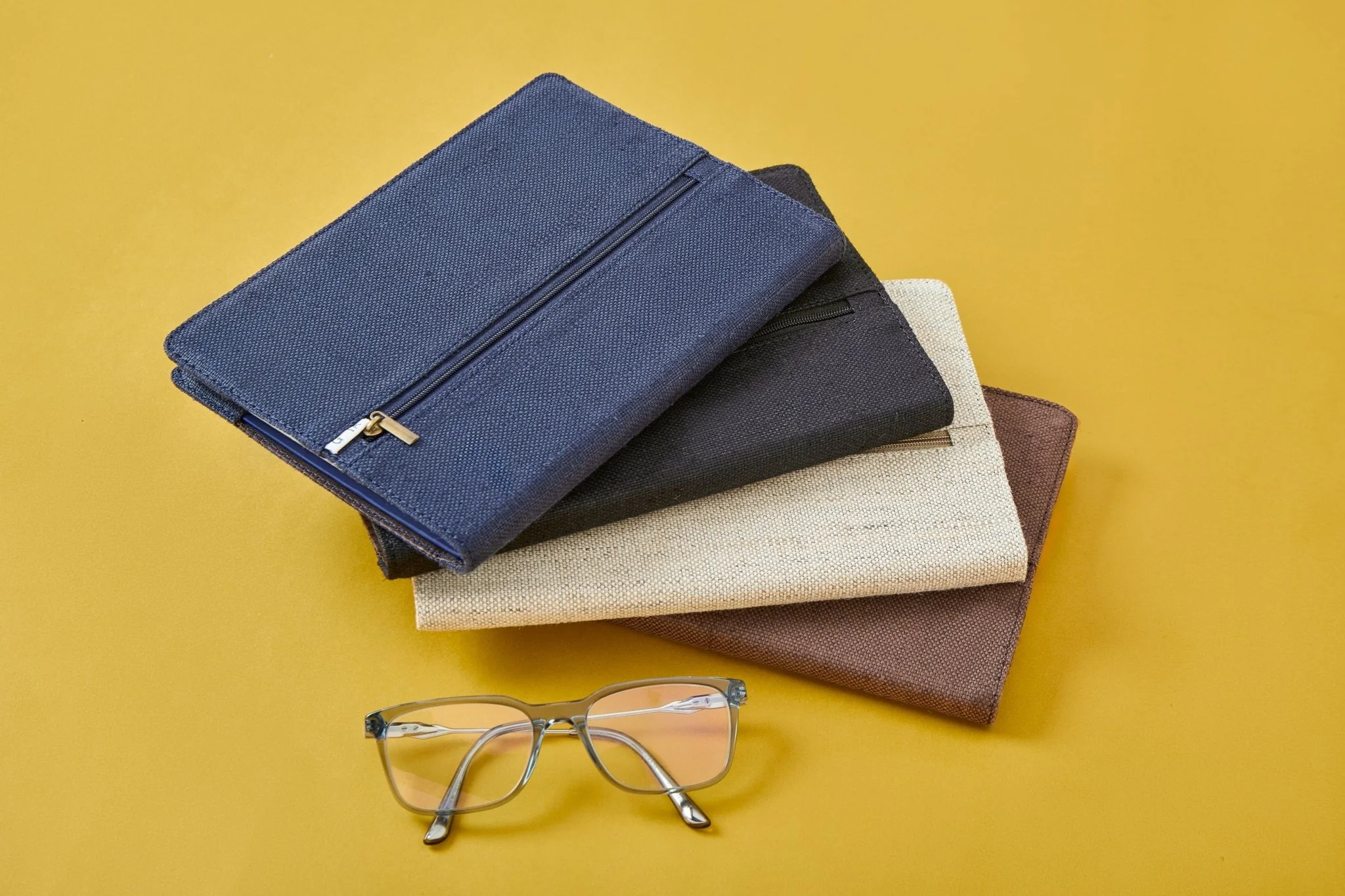 Hemp A5 Diary Cover | Eco-Friendly Notebook Sleeve
