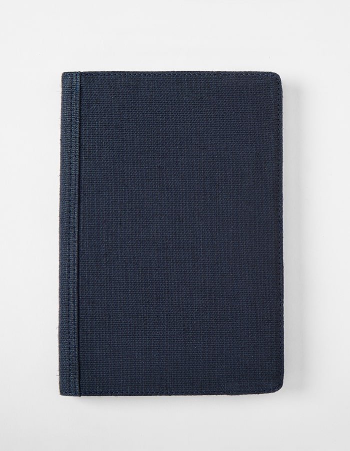 Hemp A5 Diary Cover | Eco-Friendly Notebook Sleeve - Image 5