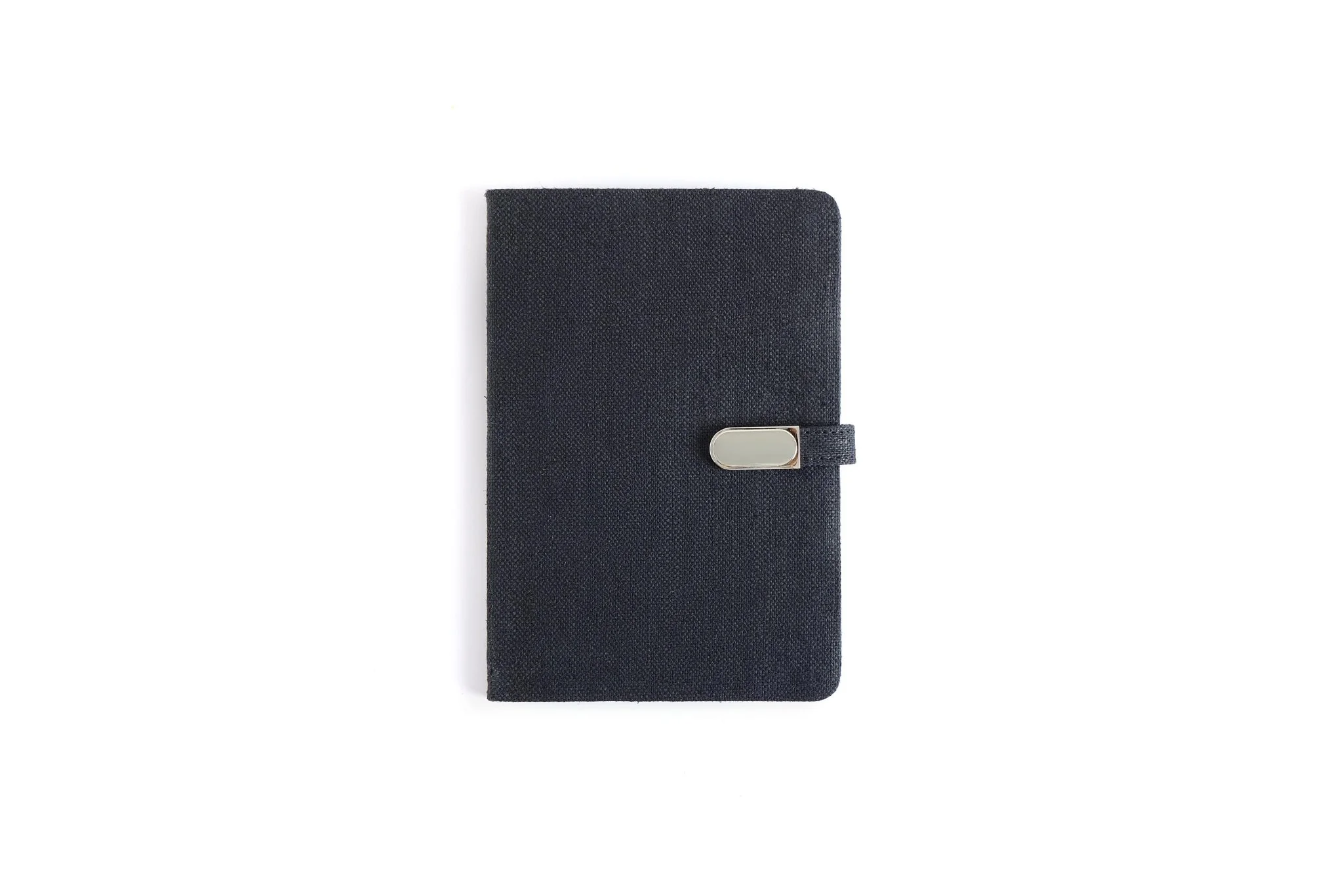 Hemp A5 Diary with Button Flap Closure | Eco-Friendly Handcrafted Note - Image 3