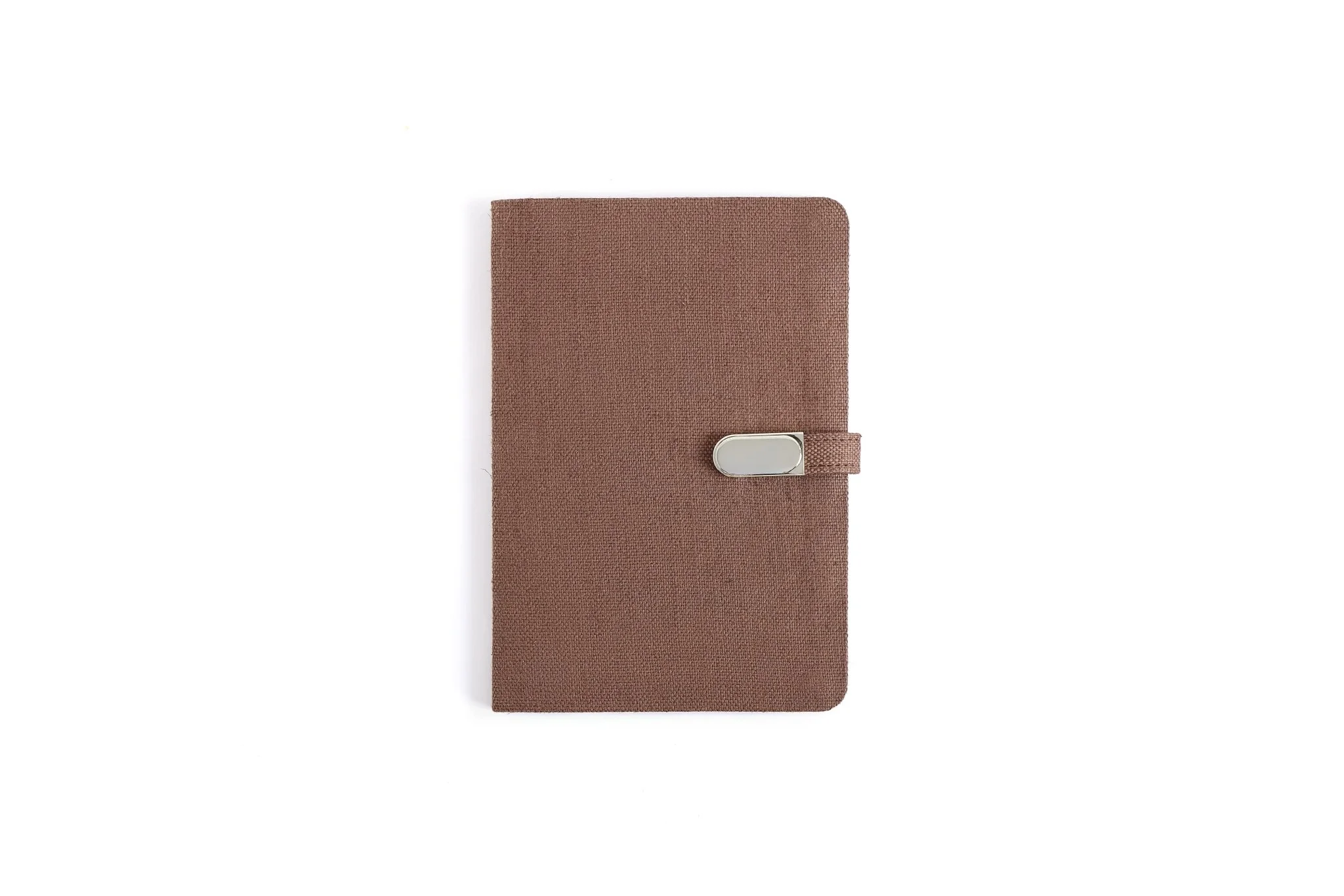 Hemp A5 Diary with Button Flap Closure | Eco-Friendly Handcrafted Note - Image 5