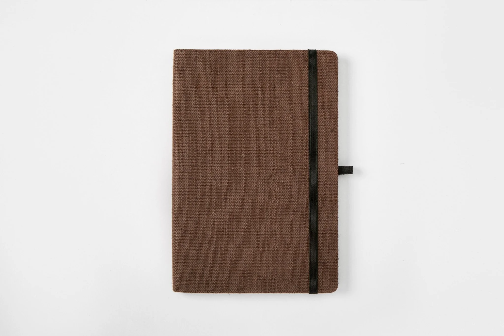 Hemp A5 Notebook Diary with Elastic Lock & Pen Loop - Image 3