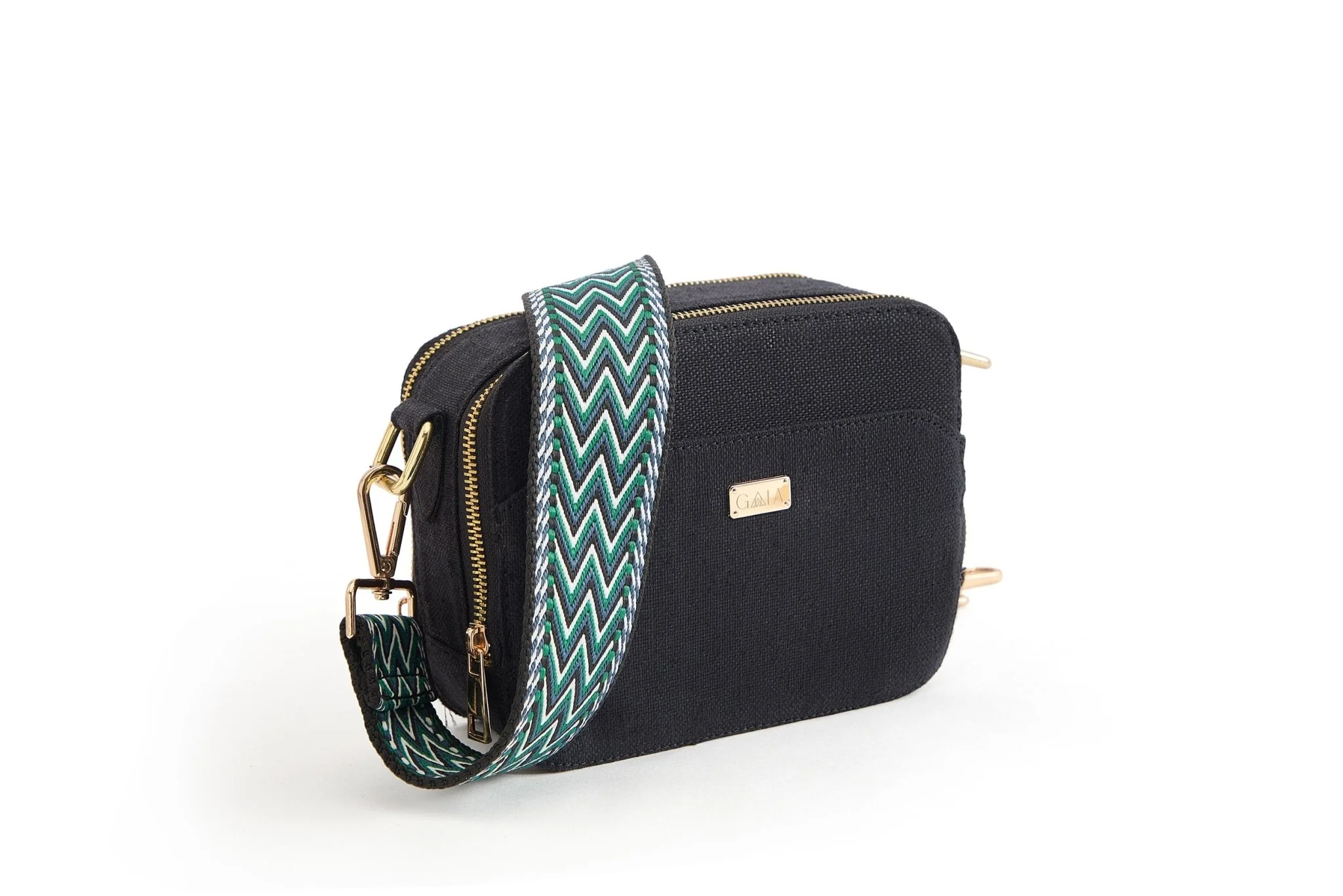 Hemp Double Pocket Sling Bag | Crossbody Sling for Everyday Use - Image 2