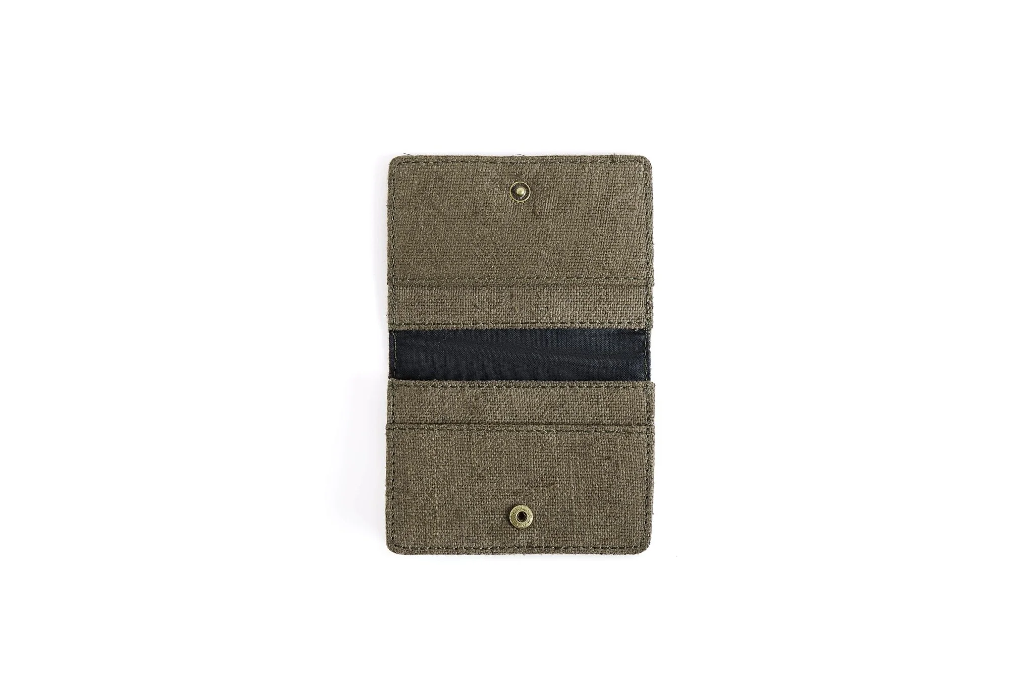 Hemp Fliptop Horizontal Card Holder | Eco-Friendly Handcrafted Wallet - Image 10