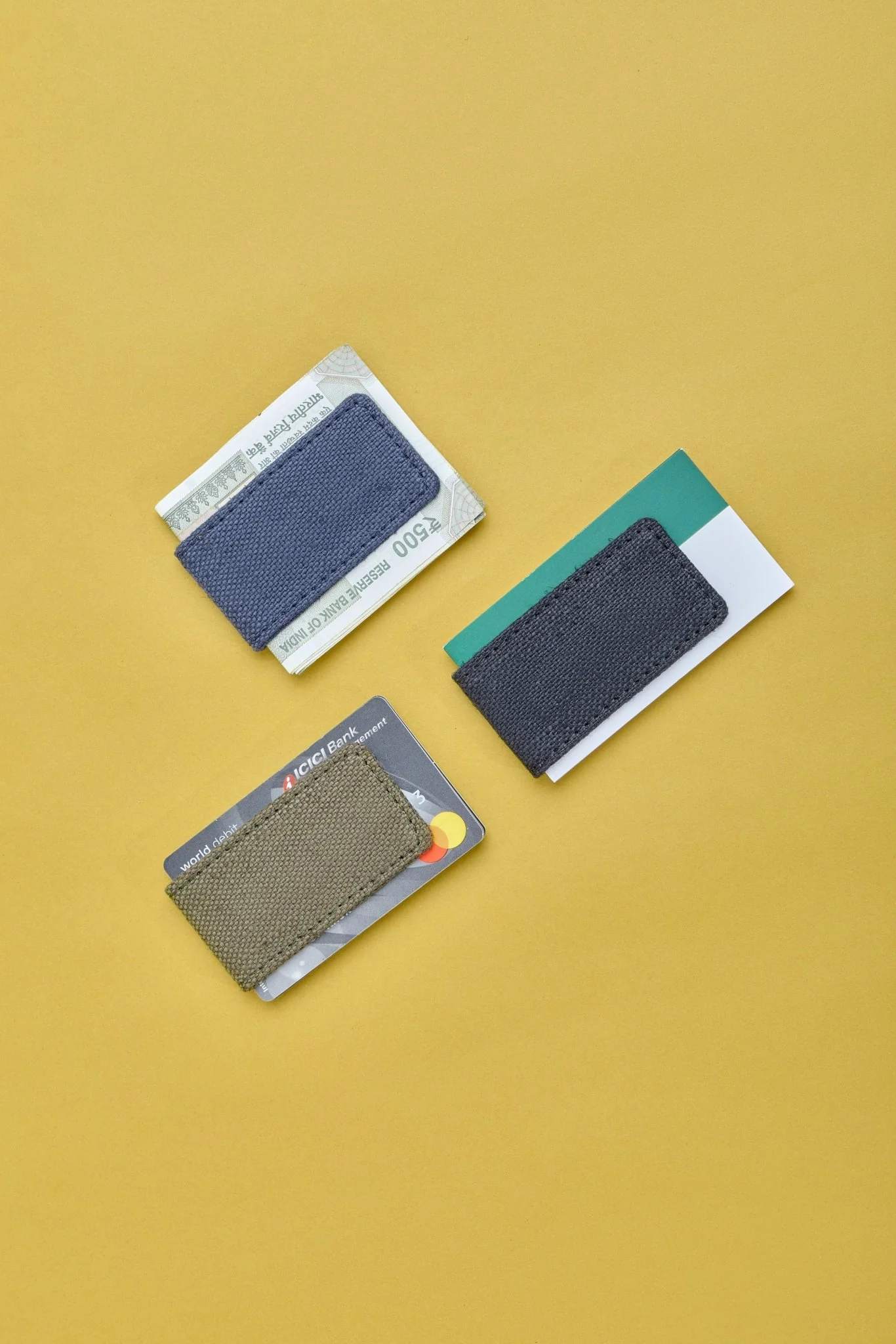 Hemp Money Clip (Set of 3) | Handcrafted Eco-Friendly Cash Holder - Image 7