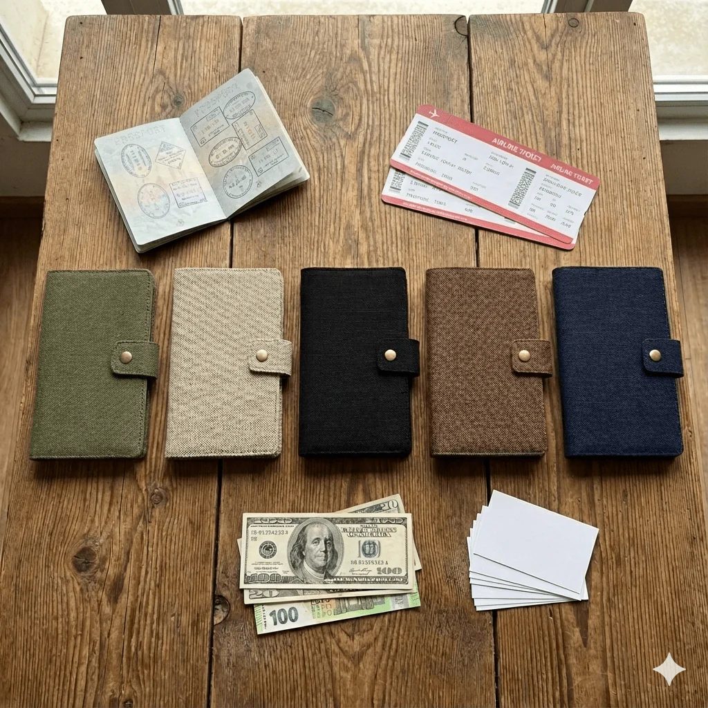 Hemp Multi-Utility Passport Holder | Eco-Friendly Travel Organizer - Image 6