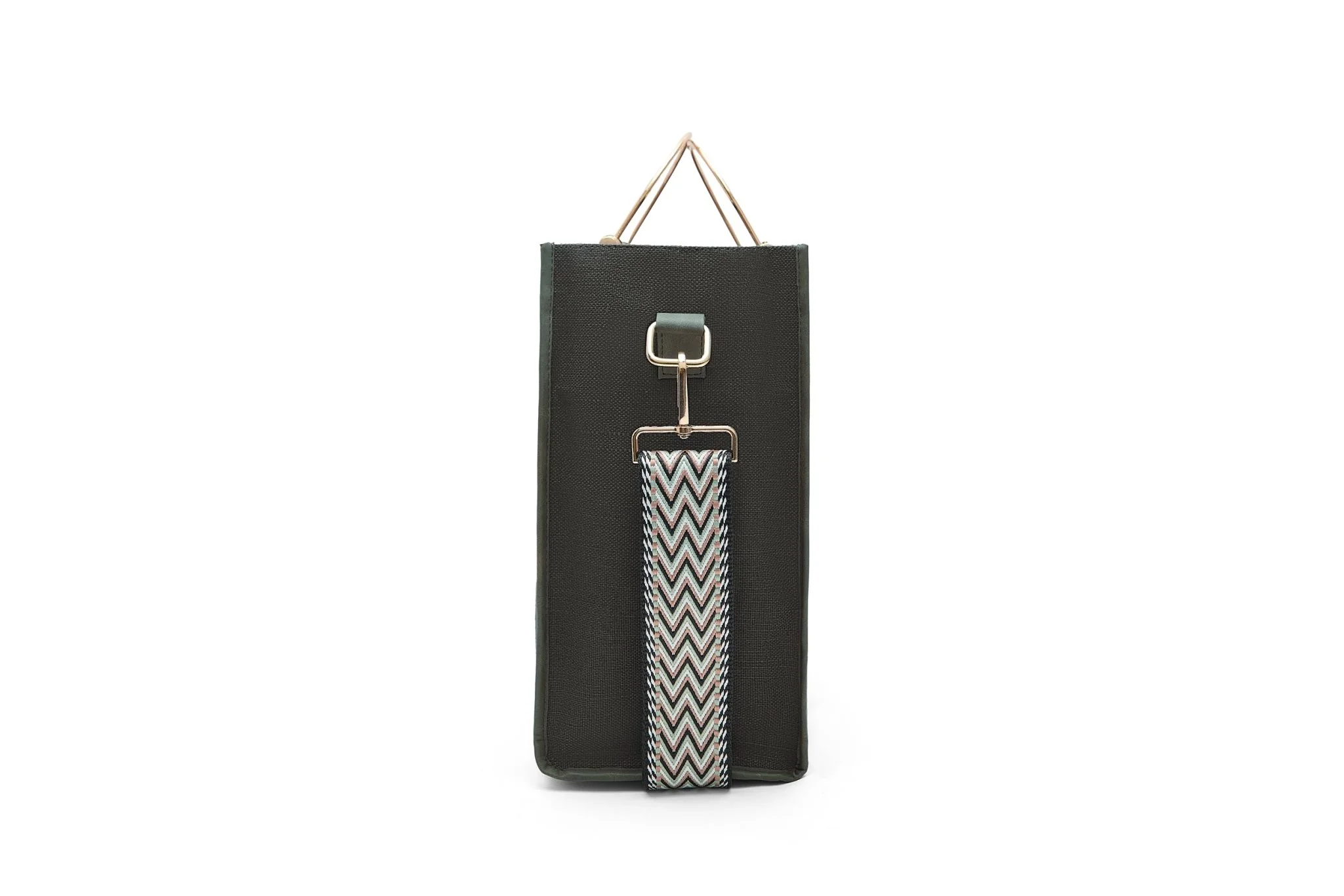 Handcrafted Hemp Fabric Everyday Tote Crossbody Bag - Image 11
