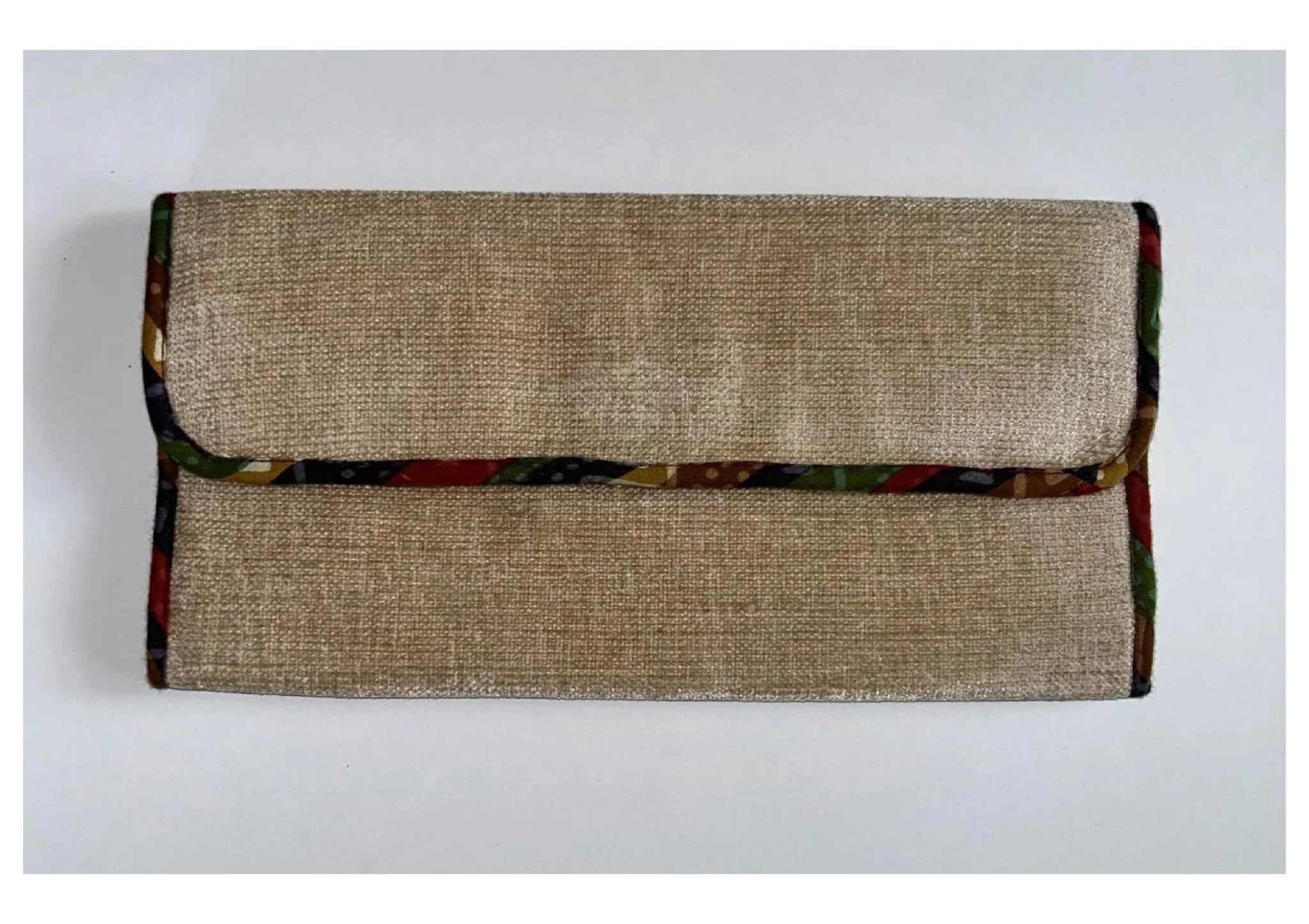 Upcycled Travel Wallet | Eco-Friendly Organizer for Cards & Currency - Image 6