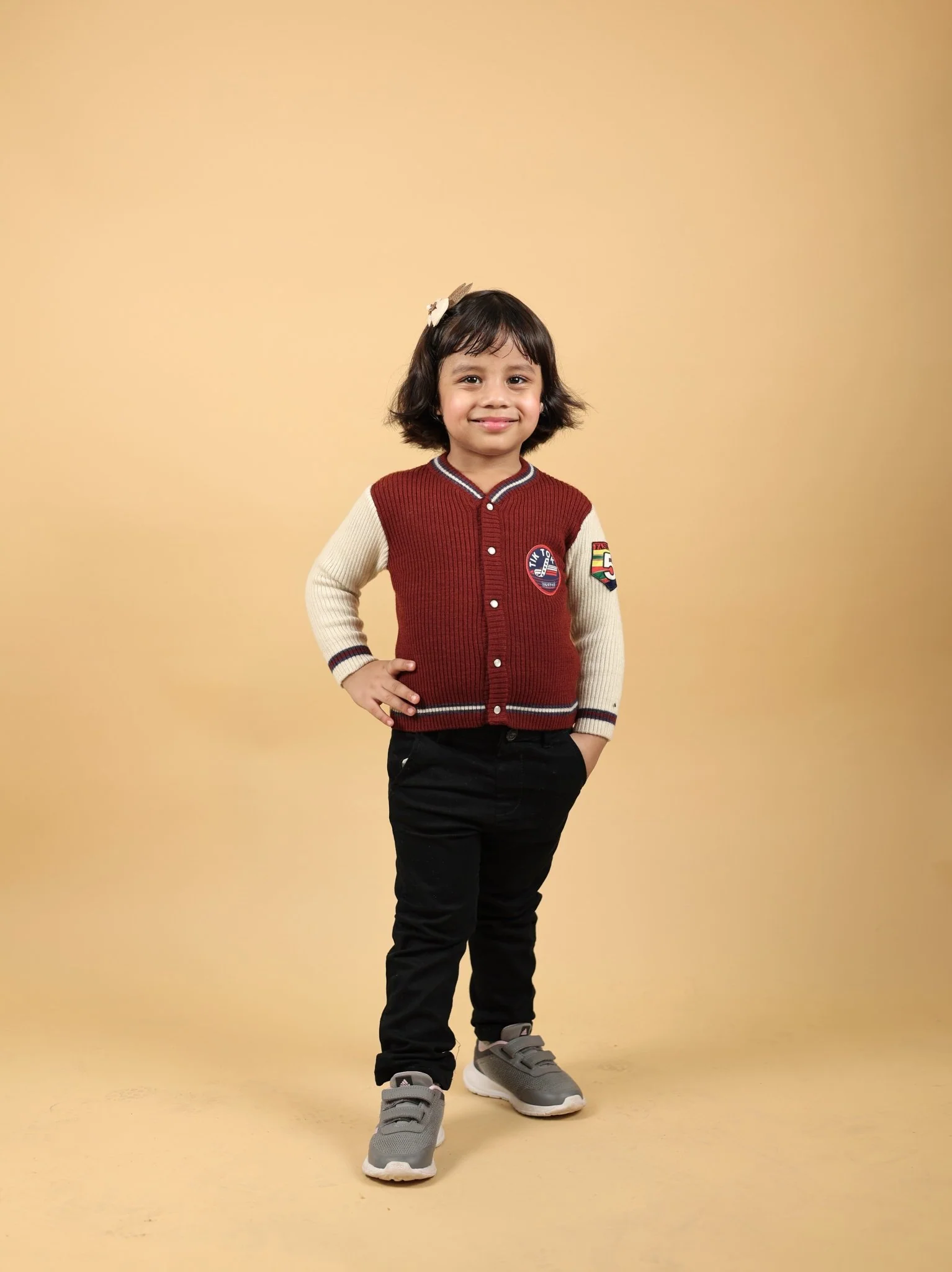 Herb-Dyed Merino Wool Varsity Jacket - Image 2