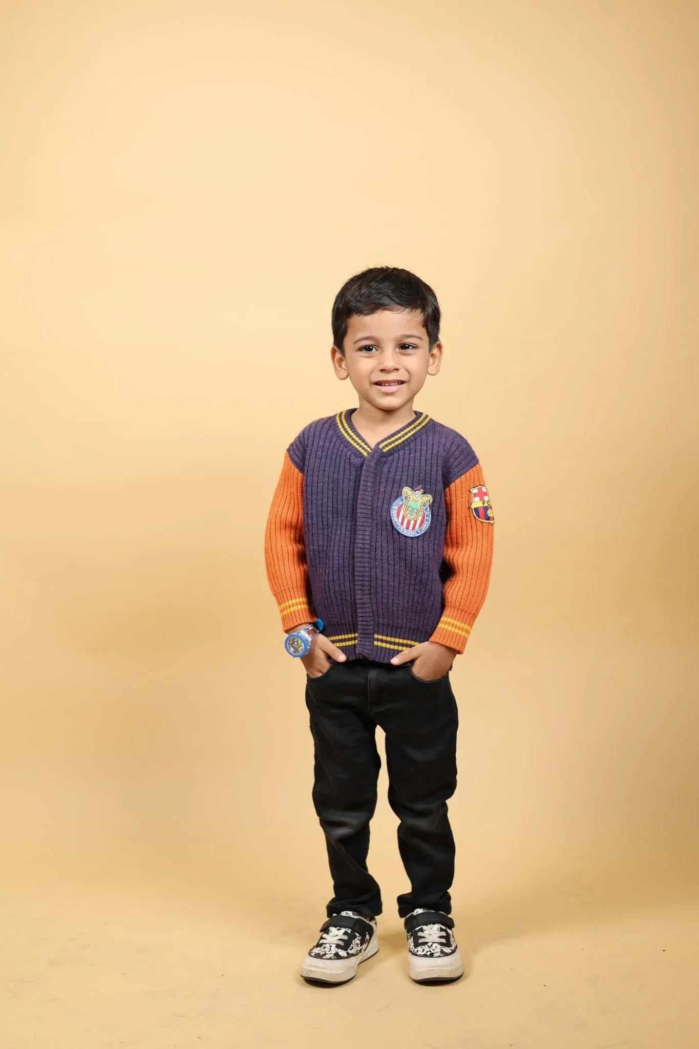 Herb-Dyed Merino Wool Varsity Jacket - Image 3