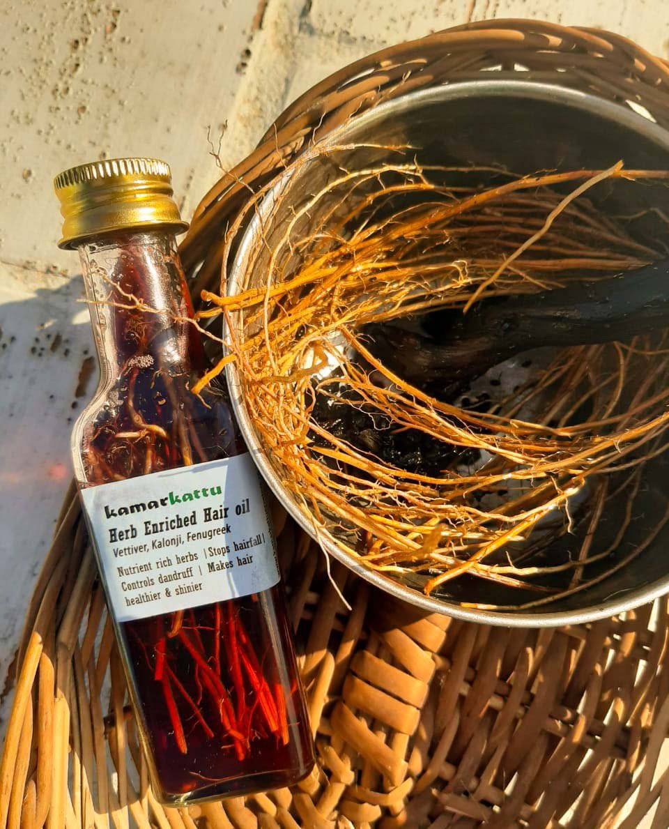 Herbs infused Hair oil - 100 ml with Kalonji - Image 2