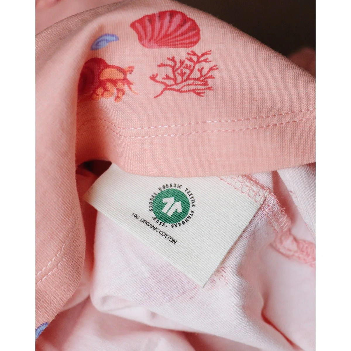 Hermit Crab Breathable Cotton Baby Dress – Organic Ruffle Style - Image 3