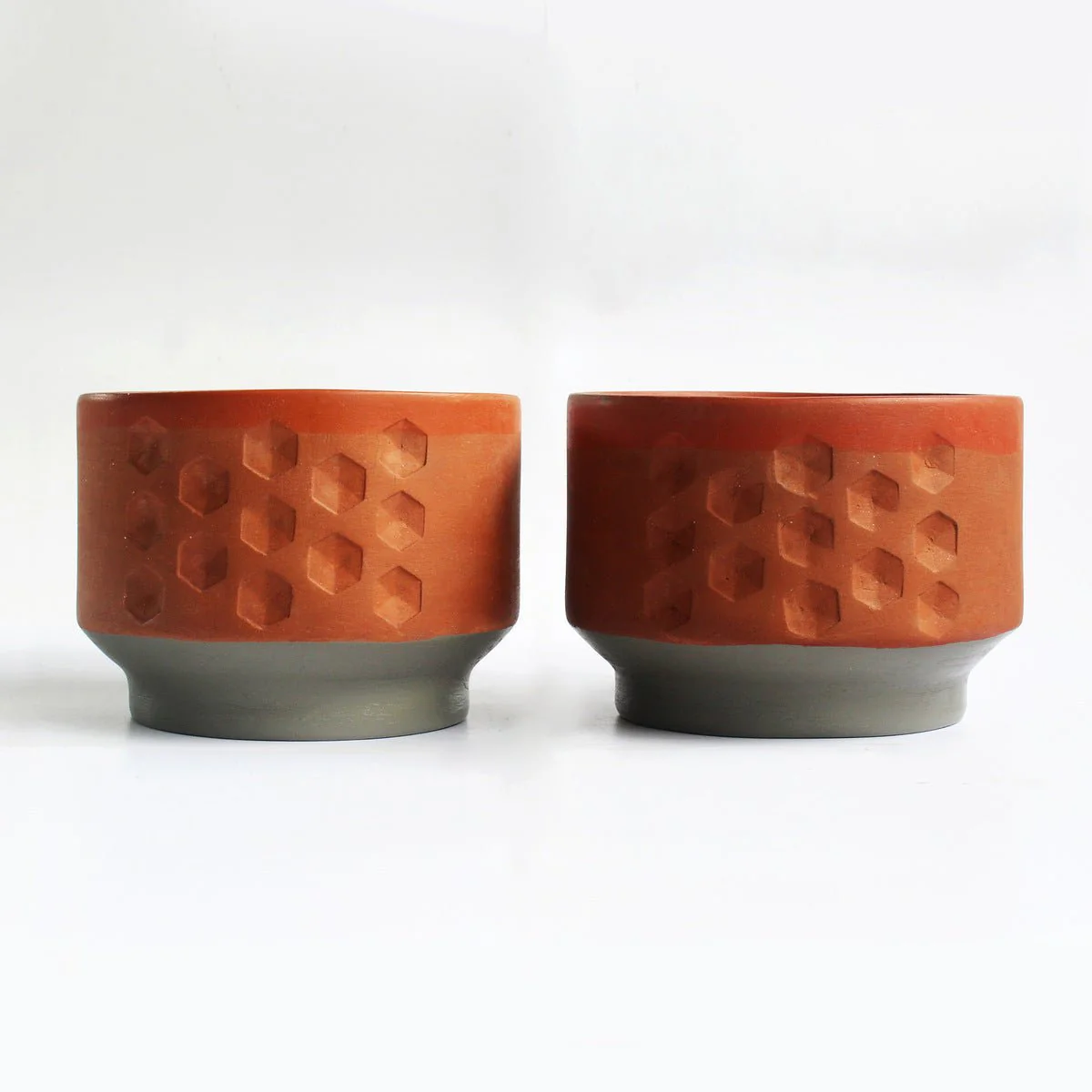Hexa Deco Terracotta Planter Set of 2 - Image 2