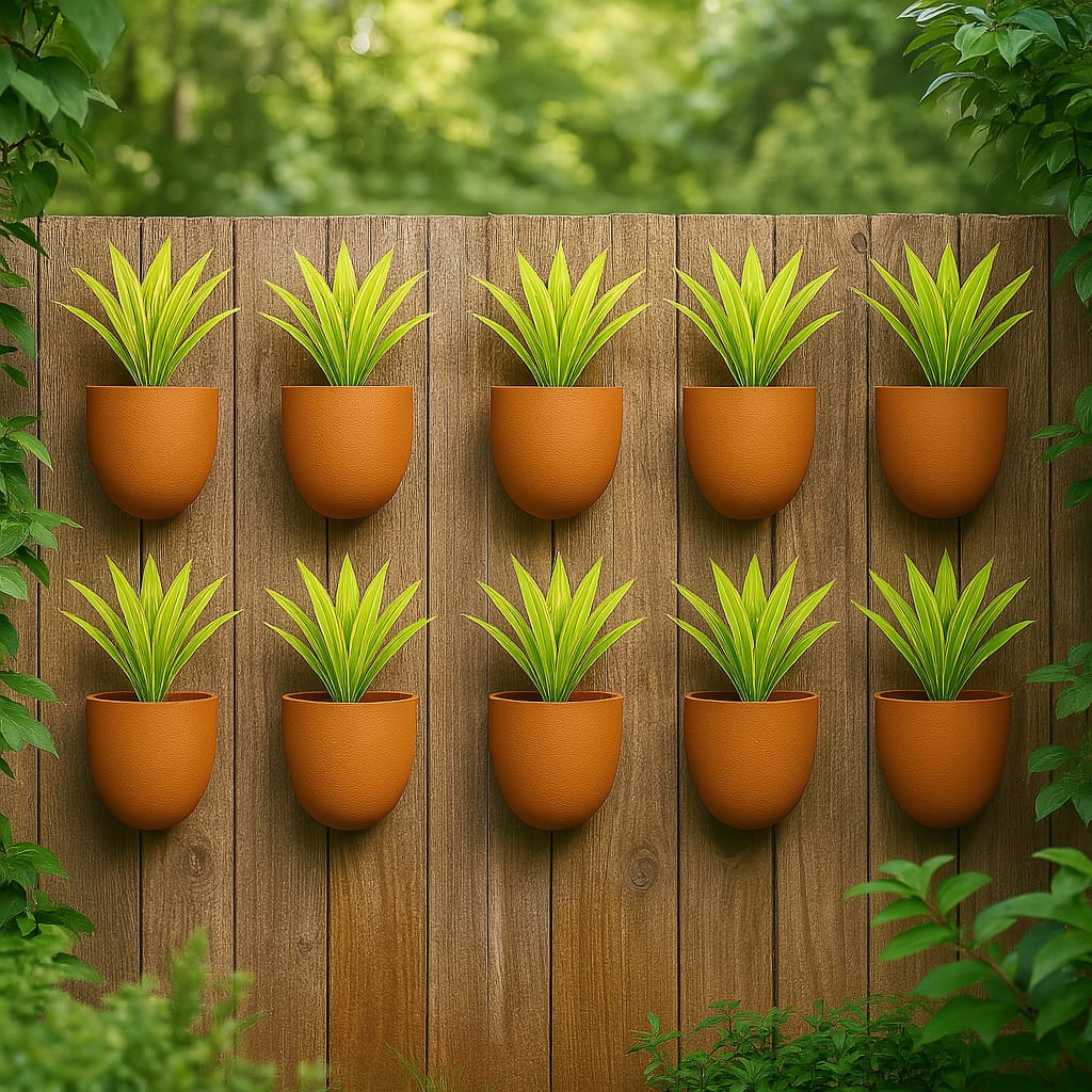 Hexane Wall Planter Small 4 Inch | Terracotta Hanging Wall Planter - Image 10