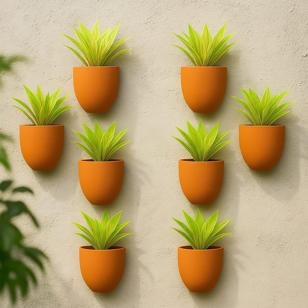 Hexane Wall Planter Small 4 Inch | Terracotta Hanging Wall Planter - Image 11