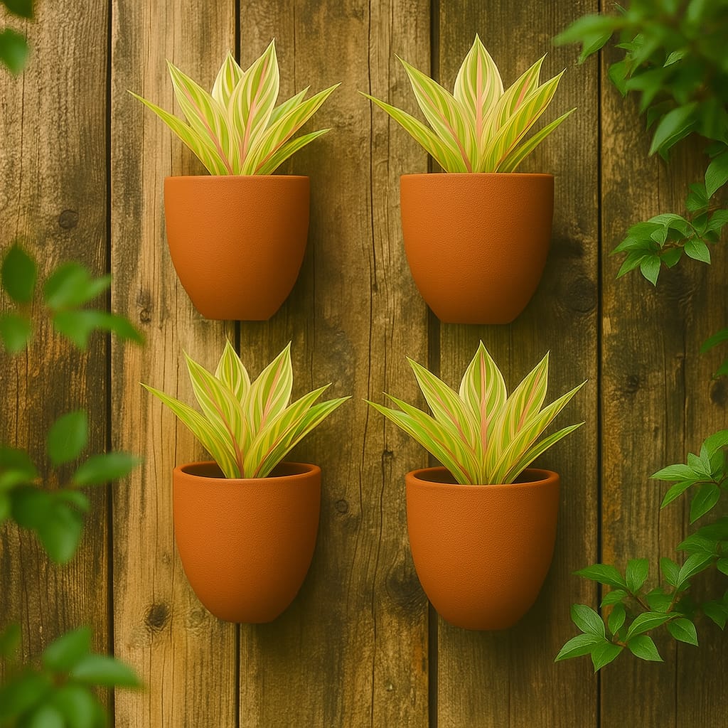 Hexane Wall Planter Small 4 Inch | Terracotta Hanging Wall Planter - Image 18