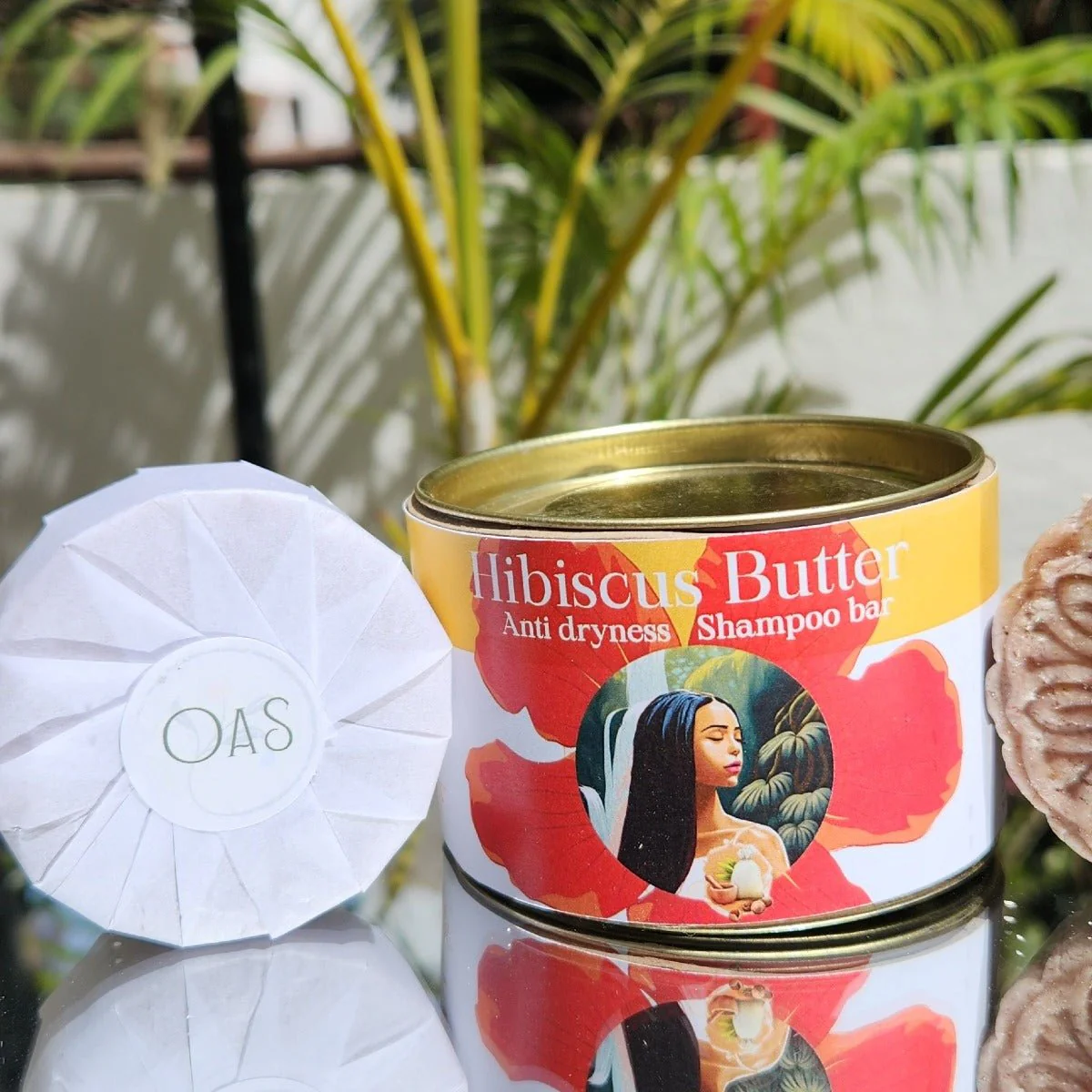 Hibiscus Butter Shampoo Bar | Dry Brittle Hair