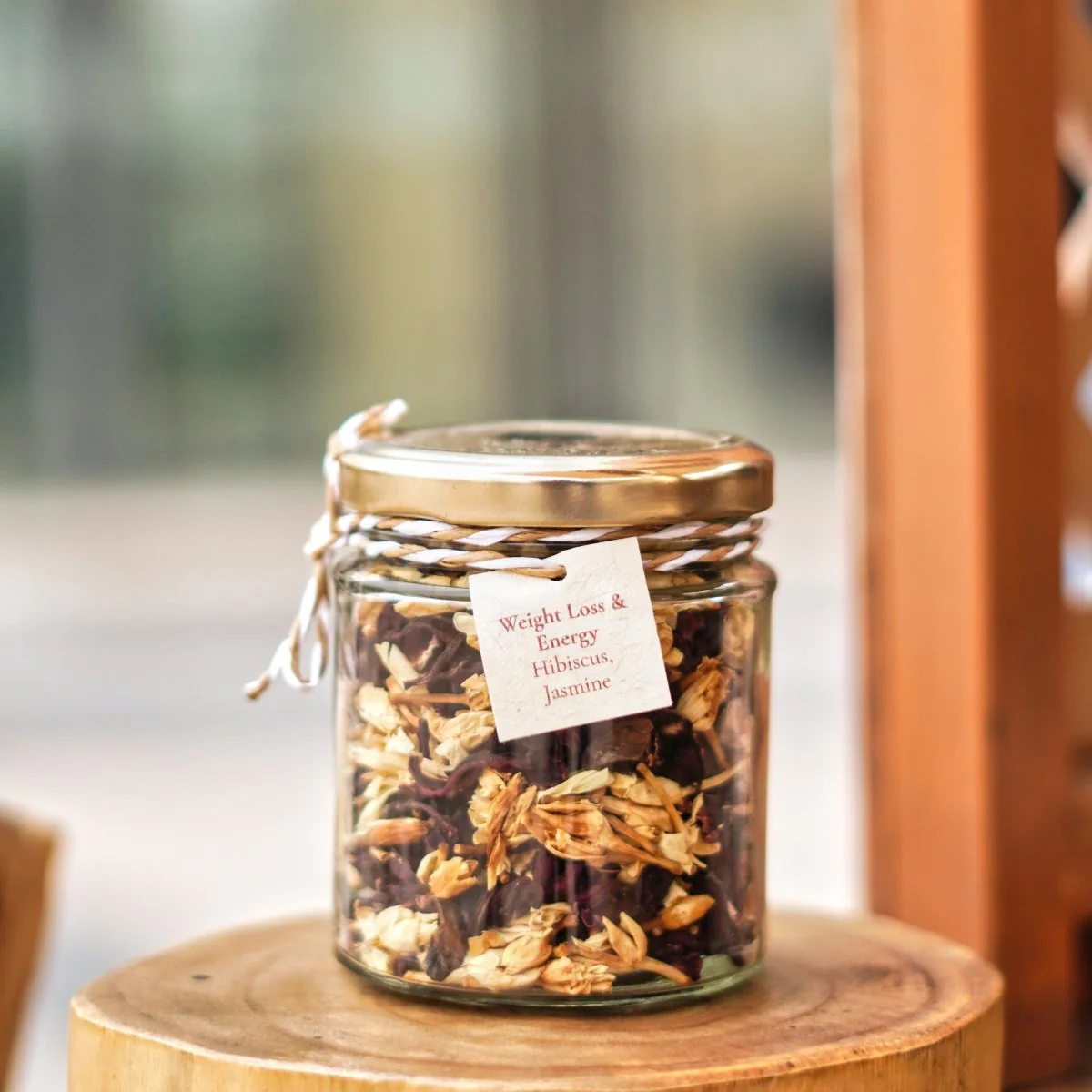 Hibiscus & Jasmine Tea - Floral Detox Herbal Blend - 40g