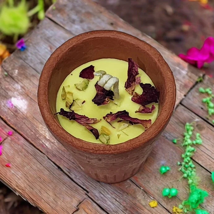Holi Special Soy Wax Thandai Candles - Image 3
