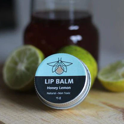 Honey Lemon Lip Balm - 6 g | Made with Organic Beeswax - Image 2