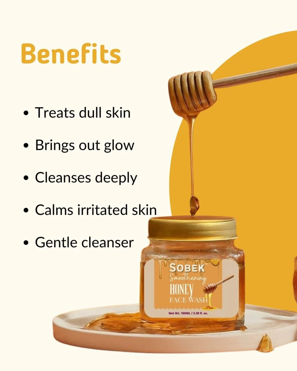 Honey Soothing Facewash | SLS and Paraben Free 100 ML - Image 14