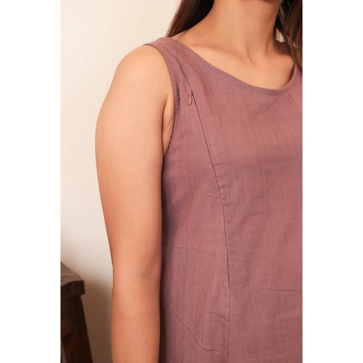 Hopping Hedgehog Dress Mama | Cotton Maternity Wear for Pregnancy - Image 6