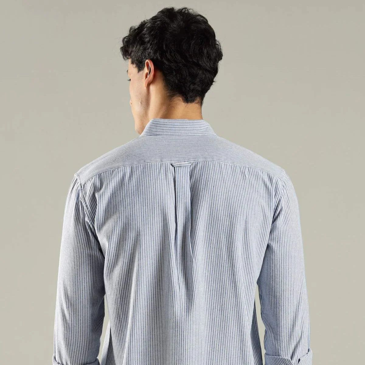 Horizon Stripes Shirt – Casual Cotton Shirt for Men - Image 4