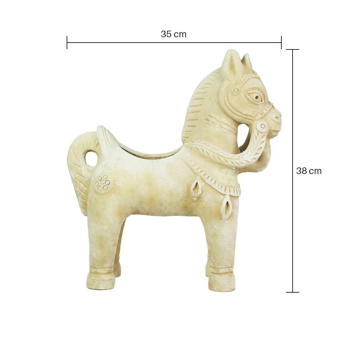 Horse Pasture Earthen Planter - Image 7