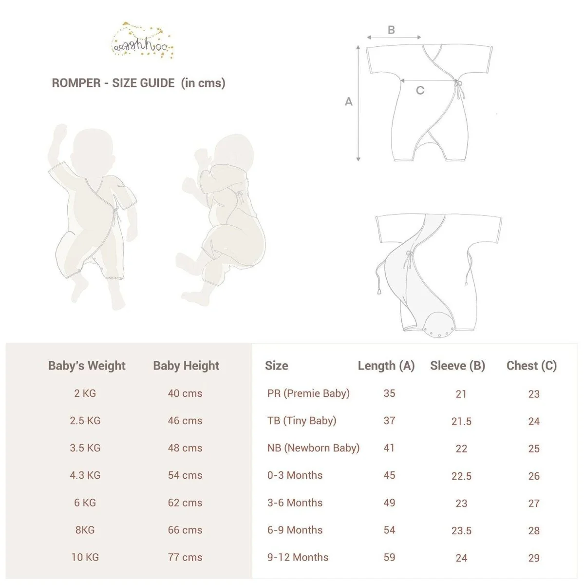 Humming Dots Newborn Romper - Image 4