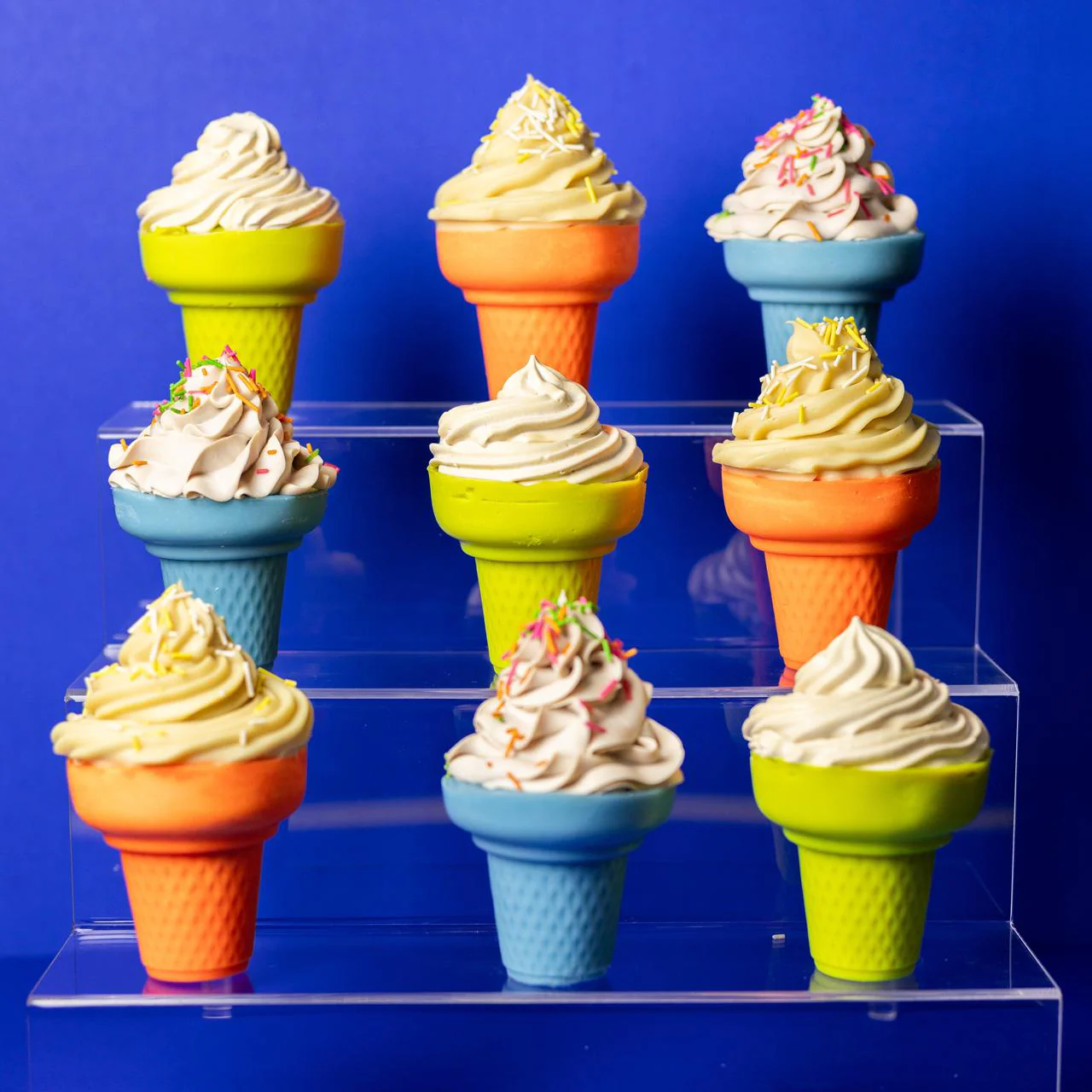 Ice Cream Cone Soaps- Fun and Playful Handmade Bath Soaps