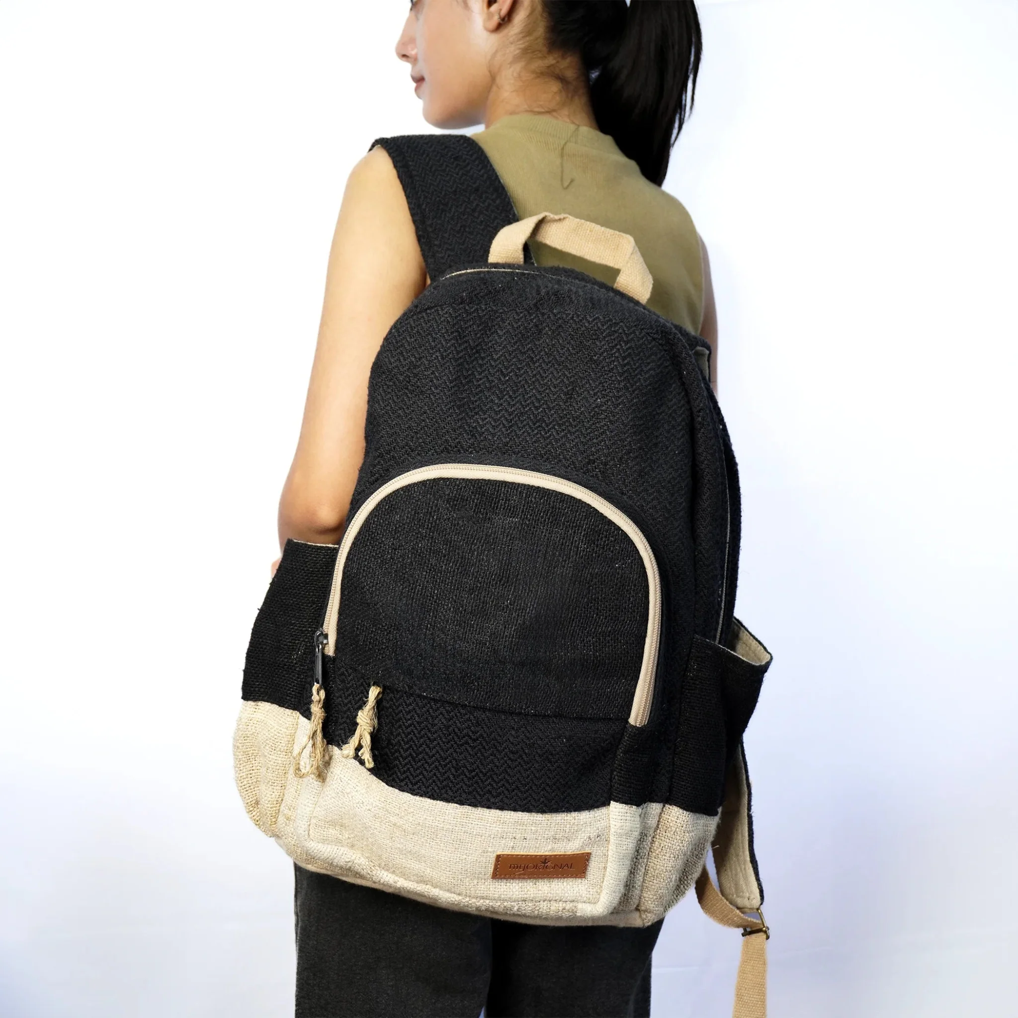 Ikigai Black Shoulder Bag | Minimal Everyday Bag for Travel - Image 8