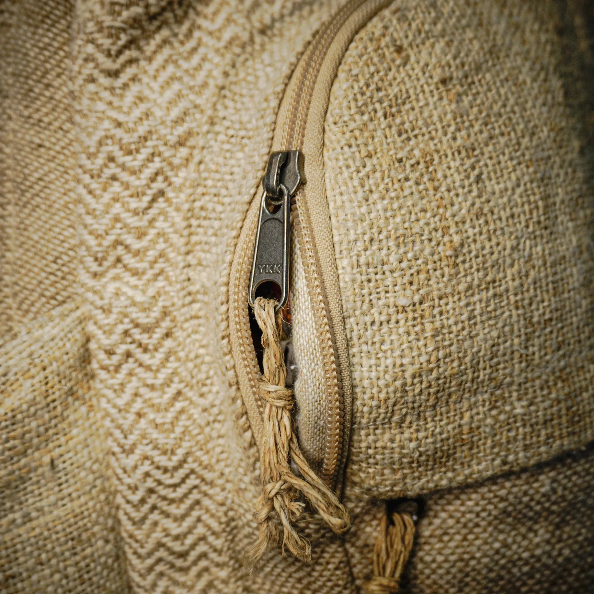 Ikigai White Hemp & Cotton Shoulder Bag | Eco Friendly Casual Bag - Image 20