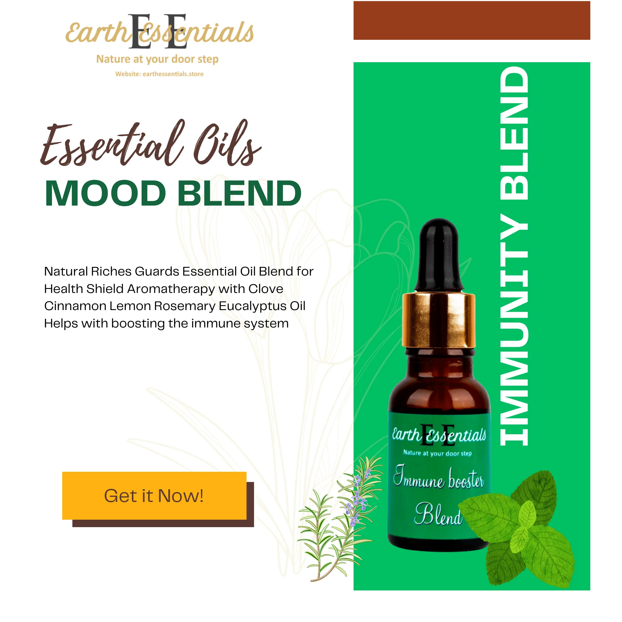 Immune Booster Essential Oil Blend 15 ml – Natural Wellness Support - Image 2
