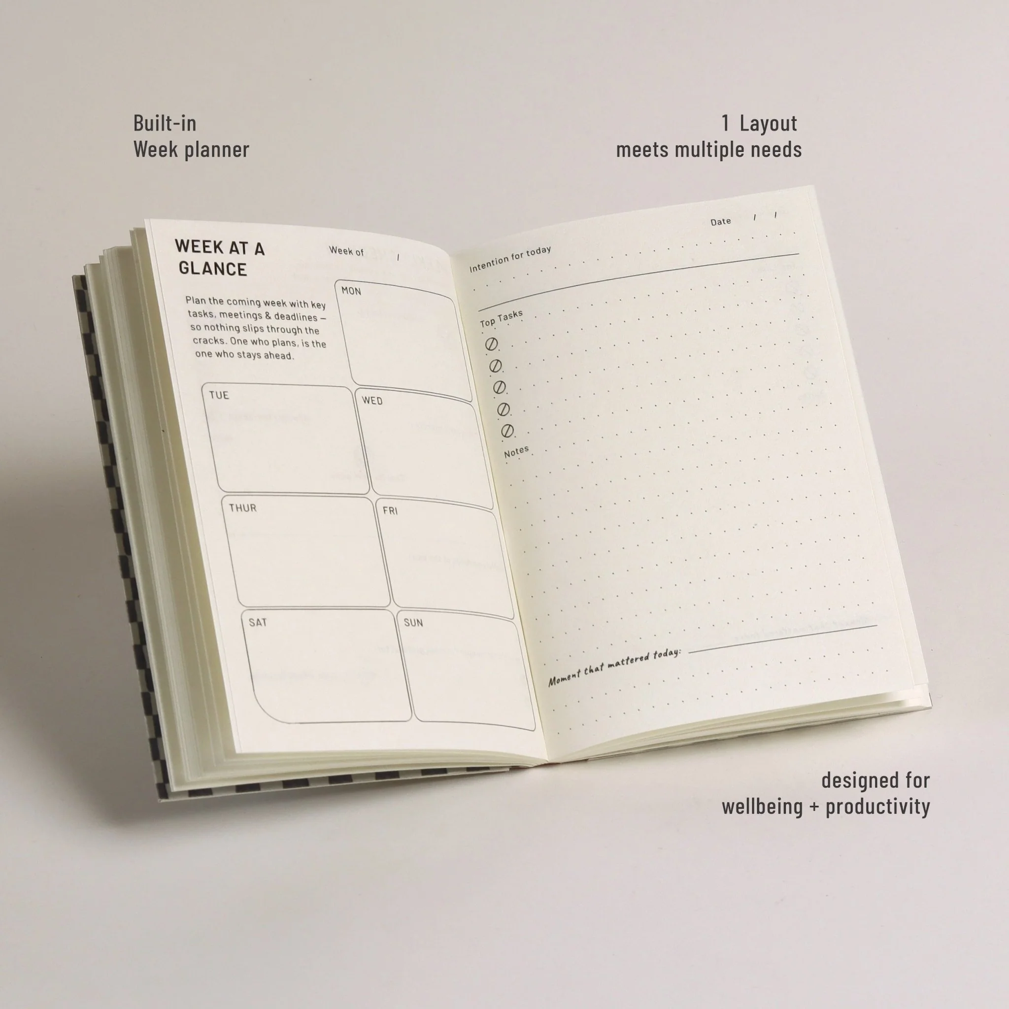 Intentional Productivity Planner Mini For Goals Tasks & Planning - Image 3